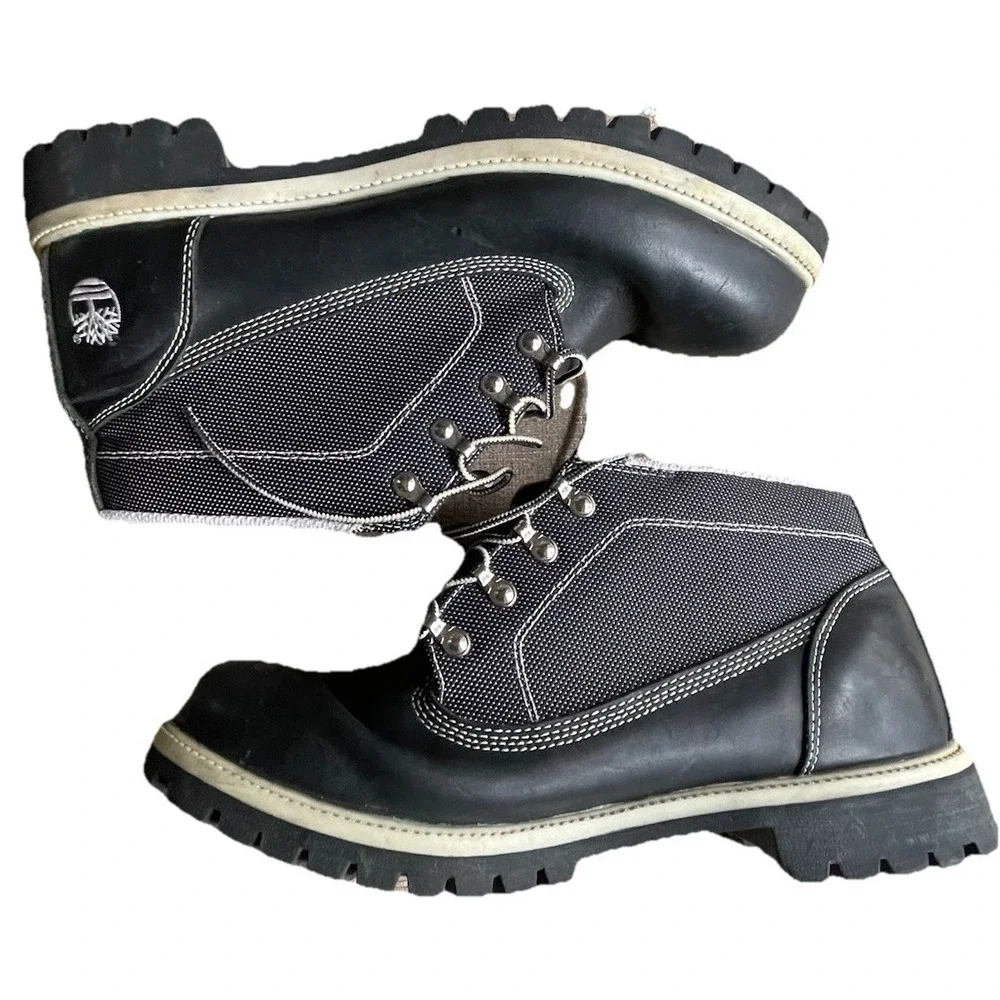 Timberland Campsite Chukka Waterproof Boots Black Gray 13049 Mens 14M